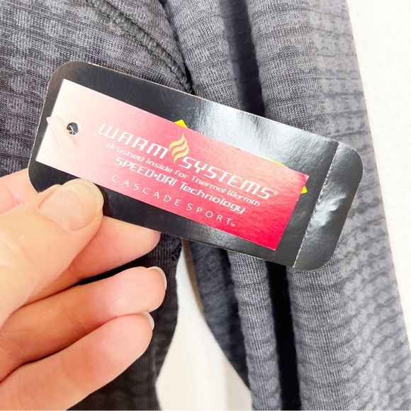 Cascade Sport Pebble Fleece Half Zip Size Large - Picture 8 of 9